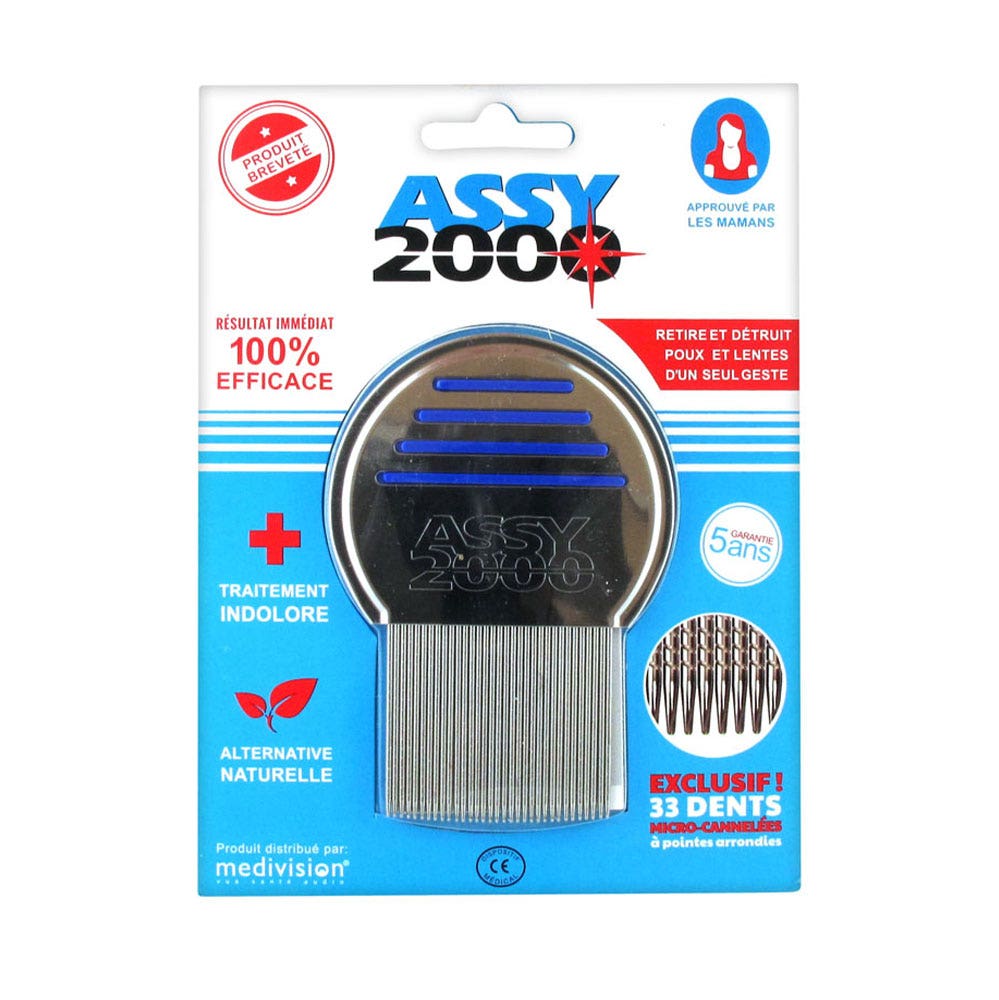 Assy Stainless Steel Sterilisable Anti Lice Comb 2000