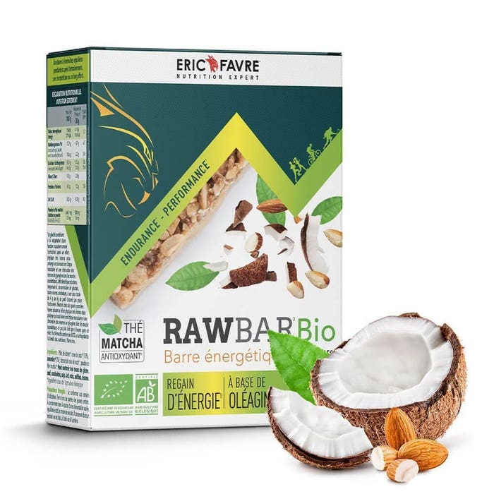 Raw Bar Bioes 6 bars of 30g Almond Coco Eric Favre