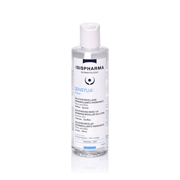 Aqua Hydrating Cleansing Micellar Solution for Sensitive Skin 250ml Sensylia Isispharma