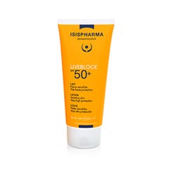 Isispharma Uveblock Very High Protection Milk Spf50+ for Sensitive Skin 100ml