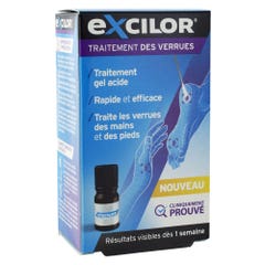 Excilor Acid Gel Treatment For Warts On Hands And Feet 4ml