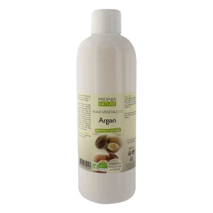 Organic Vegetable Argan Oil 500ml Propos'Nature