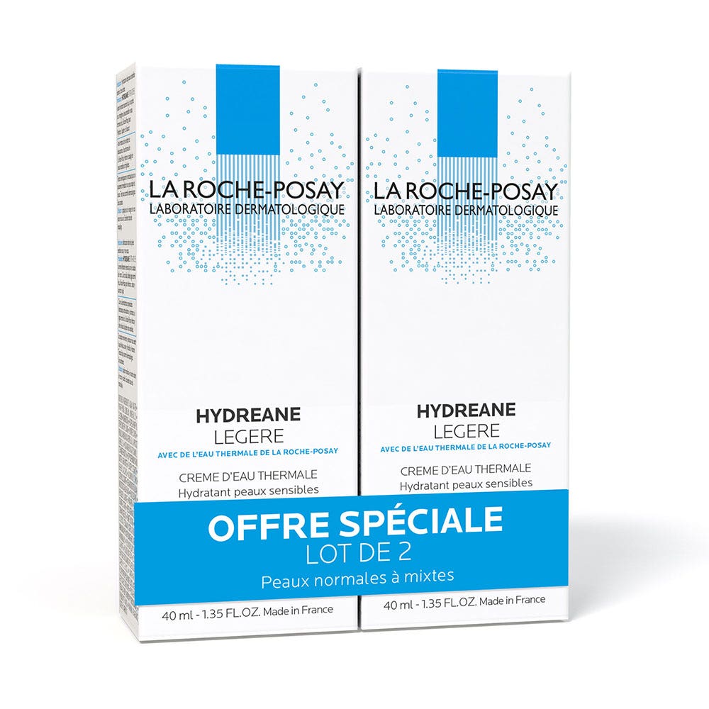 La Roche-Posay Hydreane Light Cream 2x40ml
