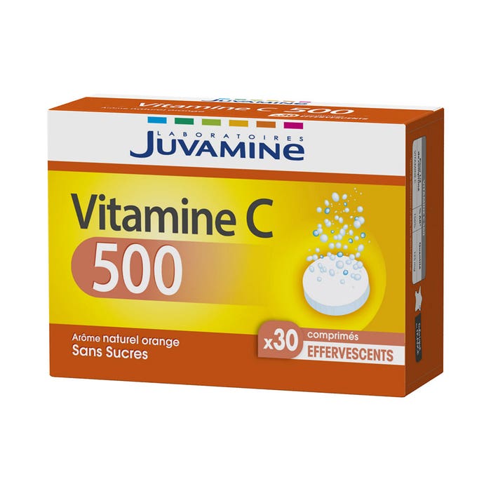 Vitamin C 500 30 Effervescent Tablets Juvamine
