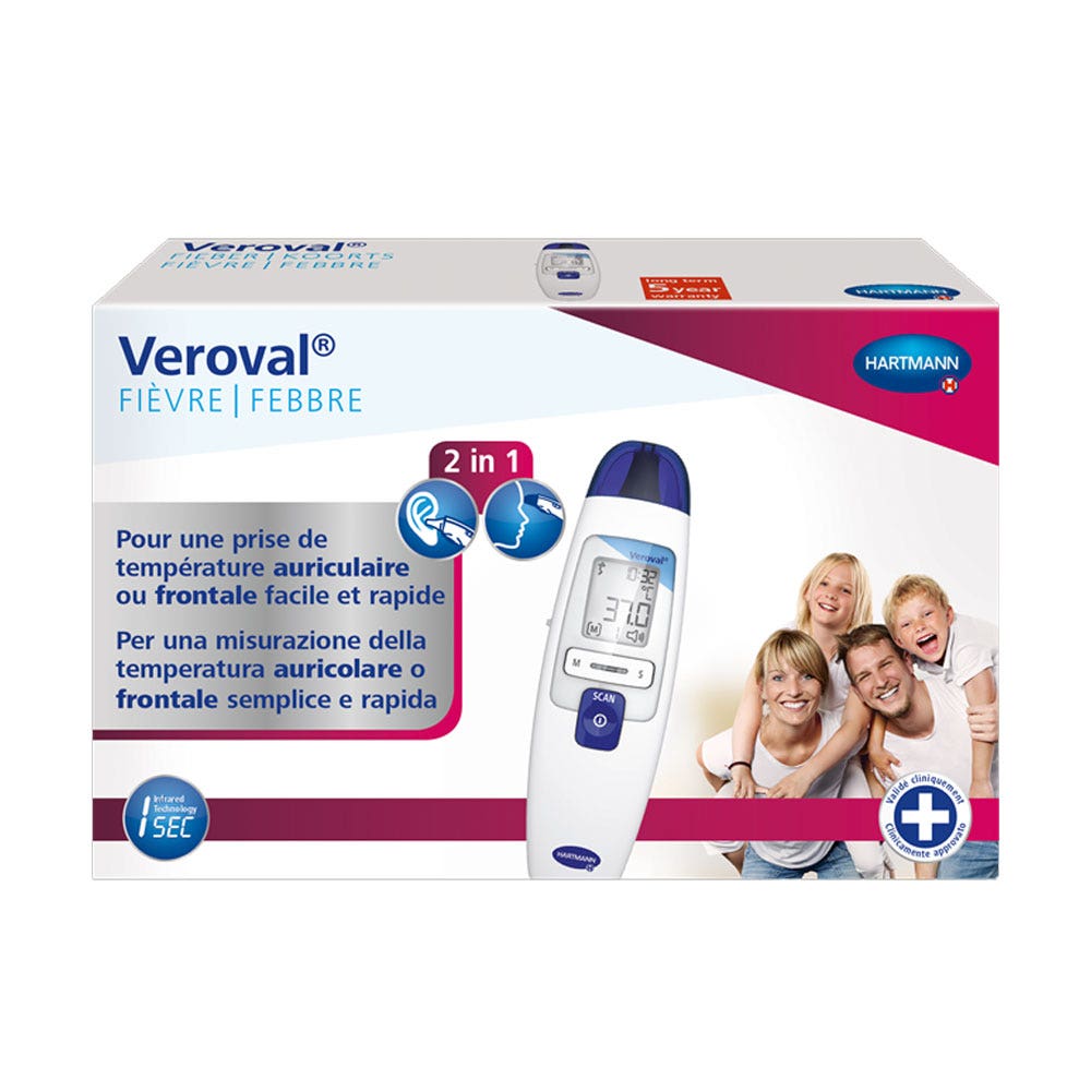 Hartmann Veroval 2 In 1 Infrared Thermometer Veroval