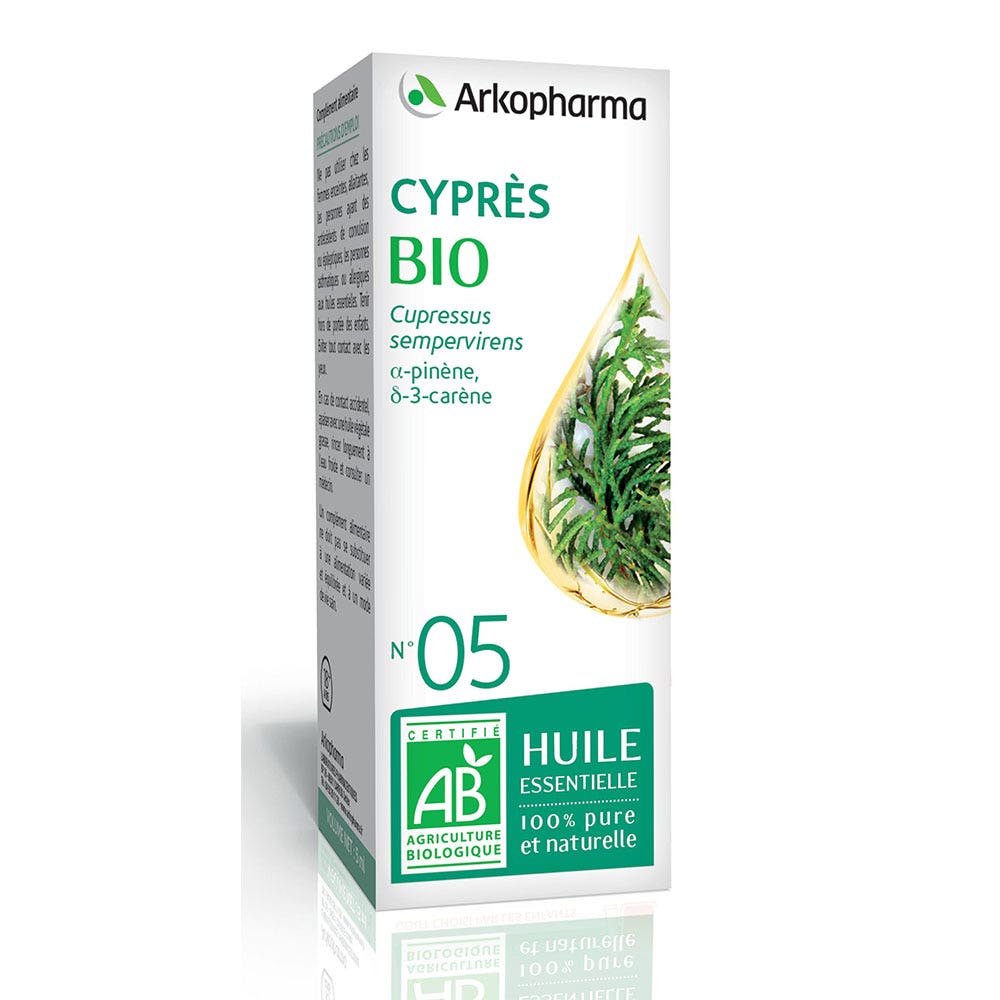 Arkopharma Arkoessential Organic Cypress Essential Oil No.5 10 ml