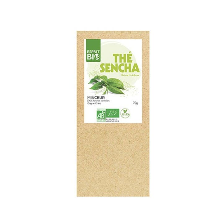 Sencha Green Tea Infuser Leaves 70g Esprit Bio