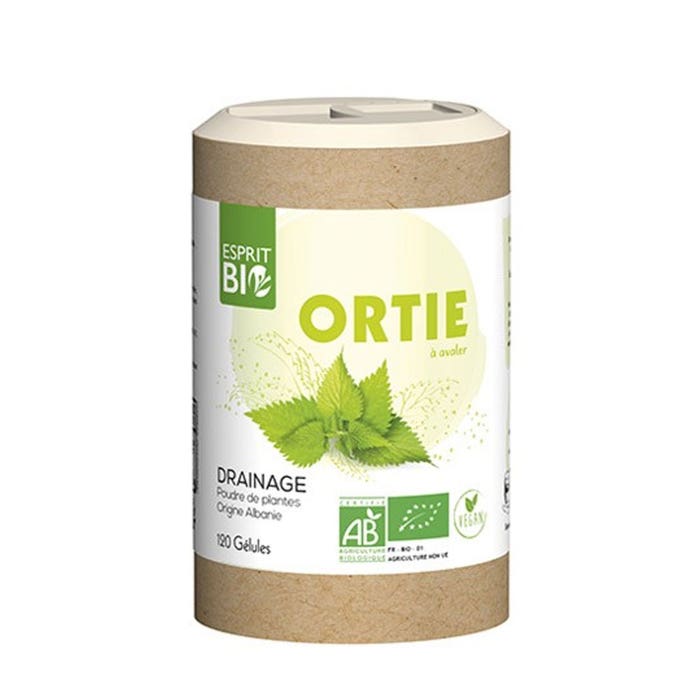 Organic Nettle Drainage 120 capsules Esprit Bio