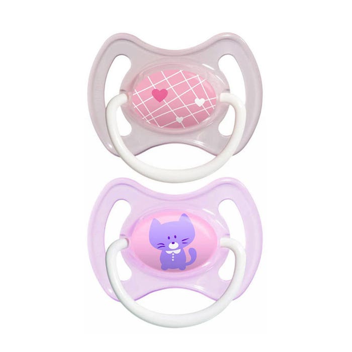 Mam Anatomical Silicone Soothers X2 From 0 To 6 Months