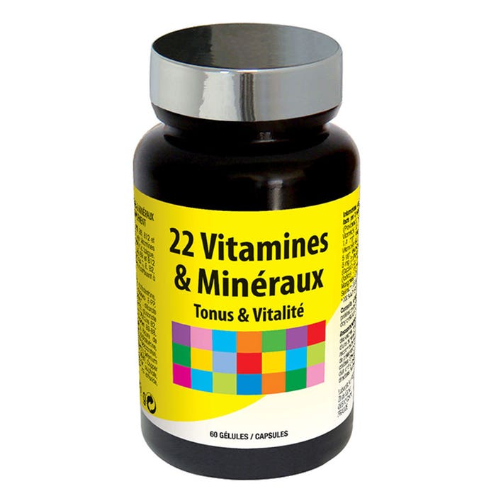 22 Vitamins And 60 Mineral Gelules Nutri Expert