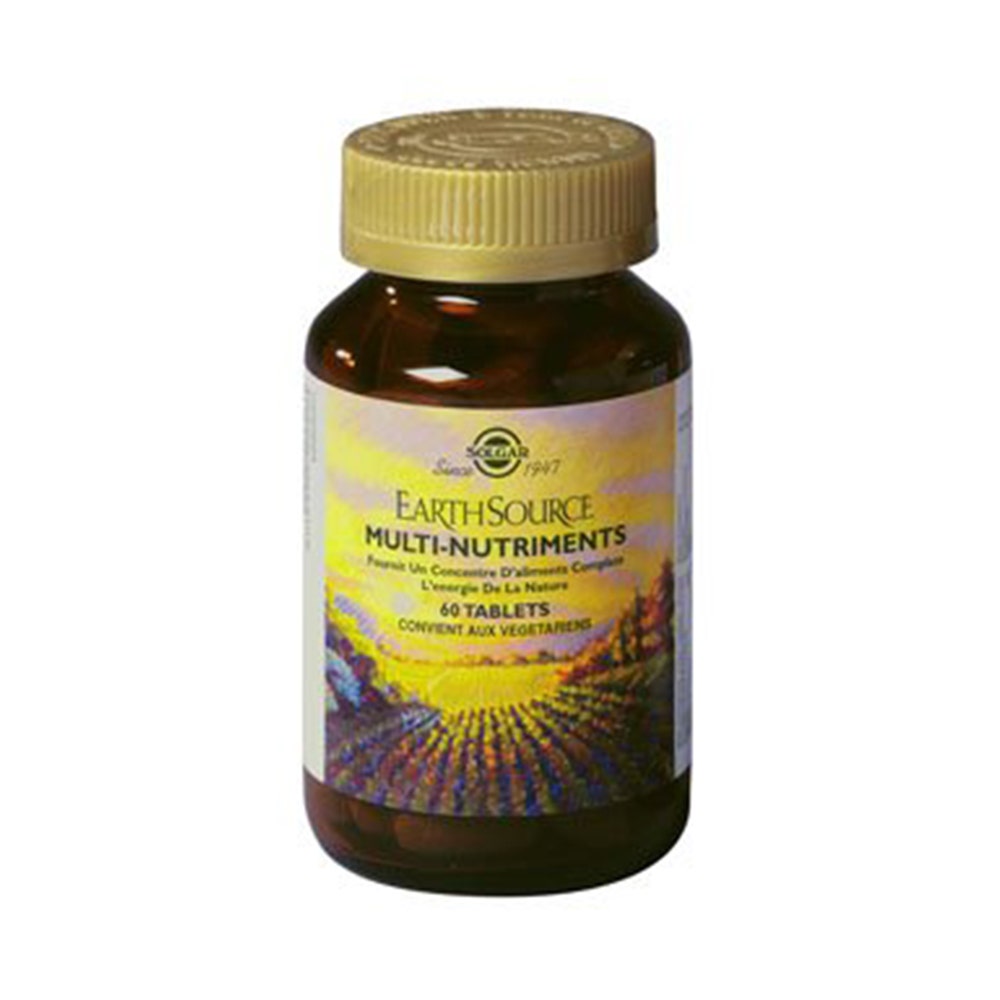 Solgar Earth Source Multi Nutrients 60 Tablets Vitalité Défenses immunitaires 60 comprimés