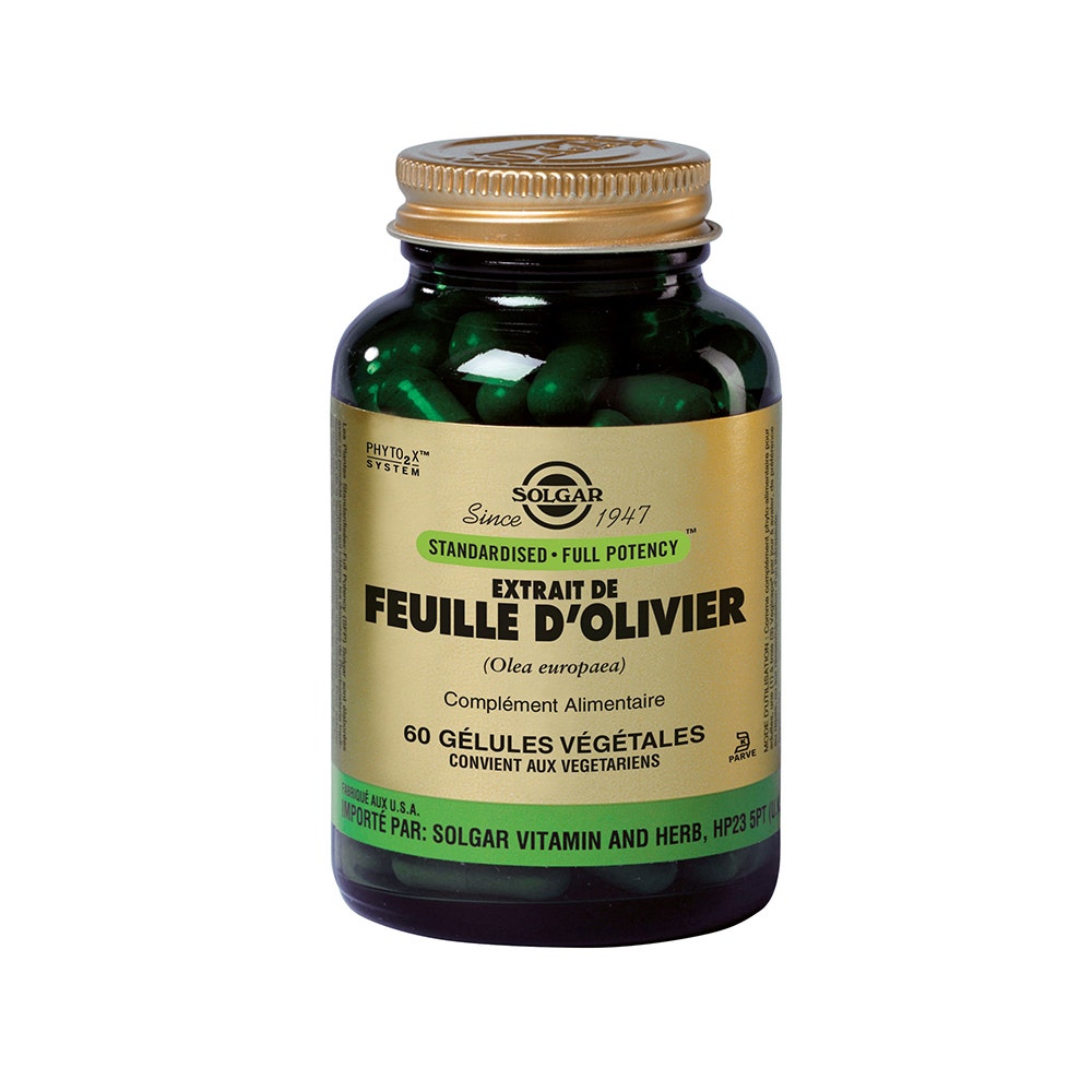 Solgar Olive Tree Leaf Extracts 60 Capsules Easypara