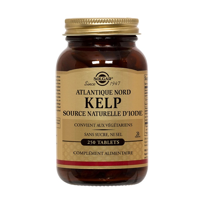 Iodine Kelp 250 Tablets Solgar