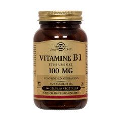 Solgar Vitamine B1 (thiamin) 100 Capsules Défenses immunitaires Vitalité 100mg