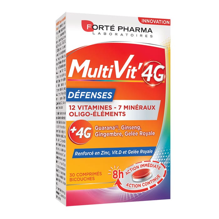 Natural Defense 30 tablets MultiVit'4G Forté Pharma