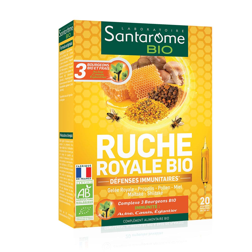 Santarome Bio Royal Jelly 1500 X 20 Phials