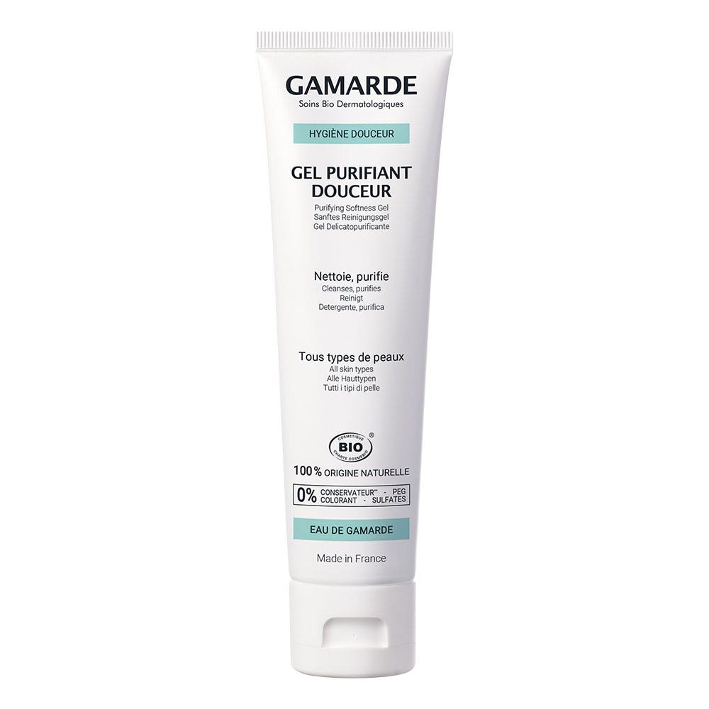 Gamarde Organic Gentle Purifying Gel All Skin Types 100g