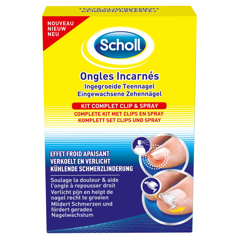Scholl Ingrown Nails 10 Clips And Spray Scholl