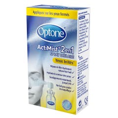 Optone Actimist 2in1 Irritated Eyes Eye Spray 10ml