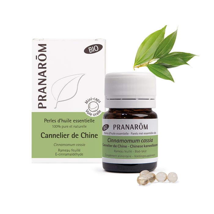 Cinnamon Organic 60 Pearls Essential Oils Les Huiles Essentielles Pranarôm