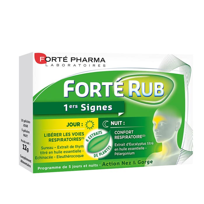 Forte Pharma Forterub Day And Night X 15 Capsules Forté Pharma