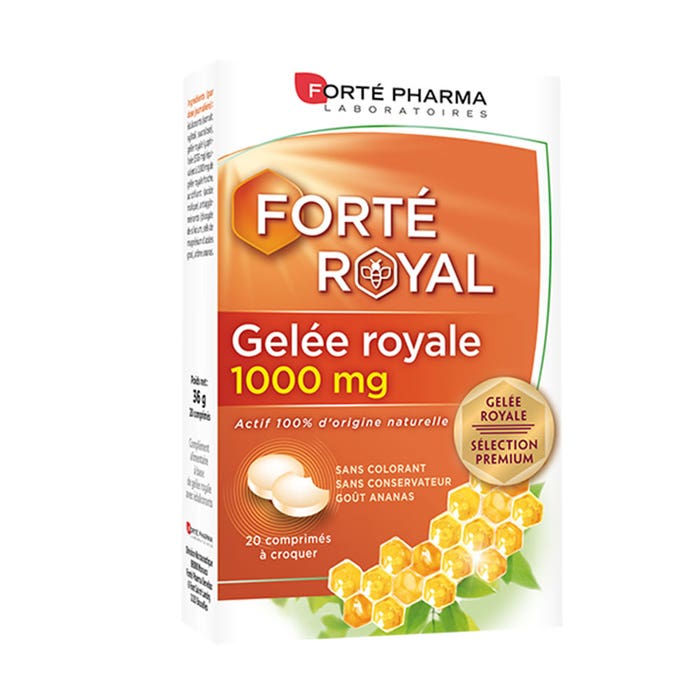 Royal Jelly 1000 mg 20 chewable tablets Forté Royal Forté Pharma