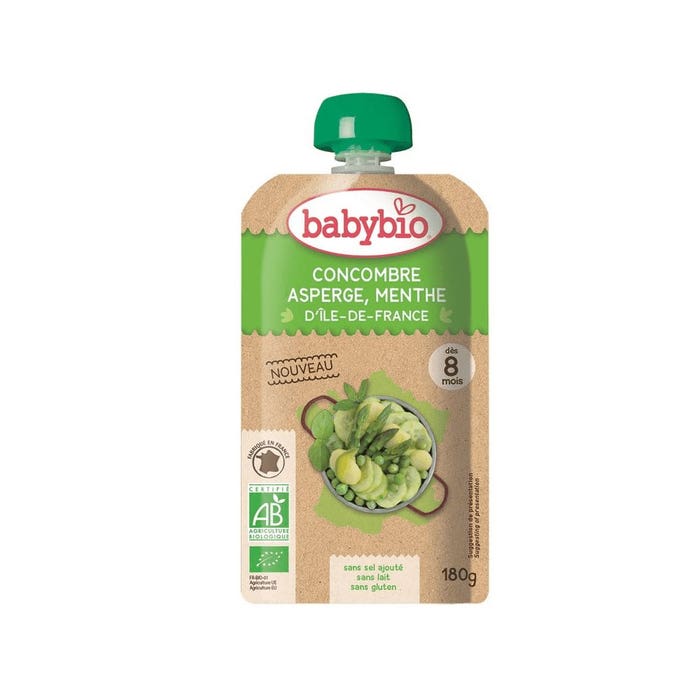Babybio 8 Month Organic Meal Bottle 180g