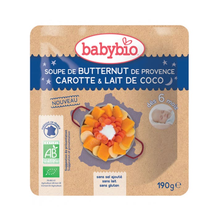 Babybio Sachet Organic Good Night Soup 6 Months Plus 190g