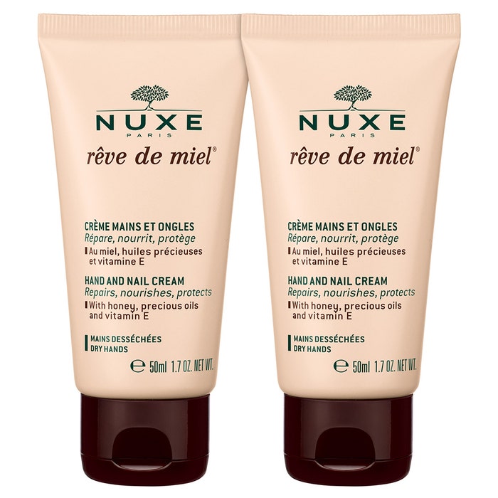 Nuxe Reve De Miel Nourishing Hand & Nail Cream 2x50ml