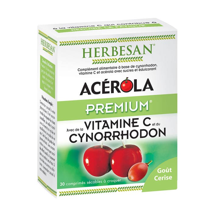 Acerola Premium 30 Tablets Herbesan