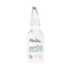Melvita Organic Nourishing Coconut Oil Dry And Damaged Hair 50ml