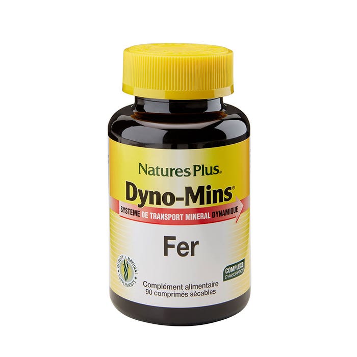Nature'S Plus Dyno-mins Iron 90 Drying Tablets