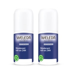 Weleda Deodorant 24H Roll-On Deodorant Duo for Men 2x50ml