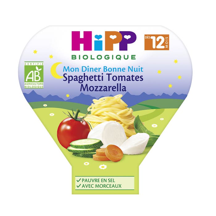 Hipp Mon Diner Bonne Nuit Organic Baby Food From 12 Months 230g
