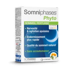 3C Pharma Somniphases Phyto peaceful sleep x 30 tablets