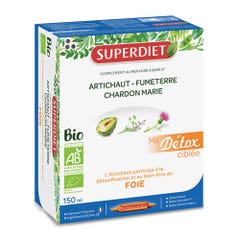 Superdiet Artichoke Liver Bioes 10 Ampulas Ma Detox Ciblee 150ml