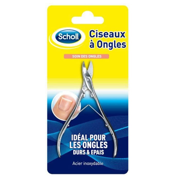 Nail clippers 1 Stainless Steel Scholl