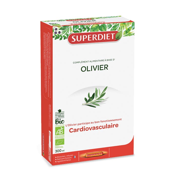 Olive Tree Cardiovascular Comfort X 20 Phials 15ml Superdiet