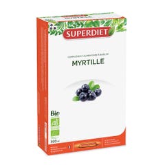 Superdiet Pure Blueberry Juice Vision 20 Blisters 15ml