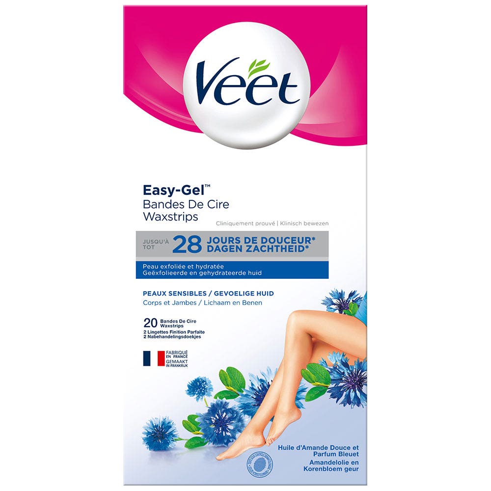 Veet Body And Leg Wax Strips X20 Sensitive Skin