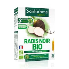 Santarome Organic Black Radish 20 Ampulas 200ml