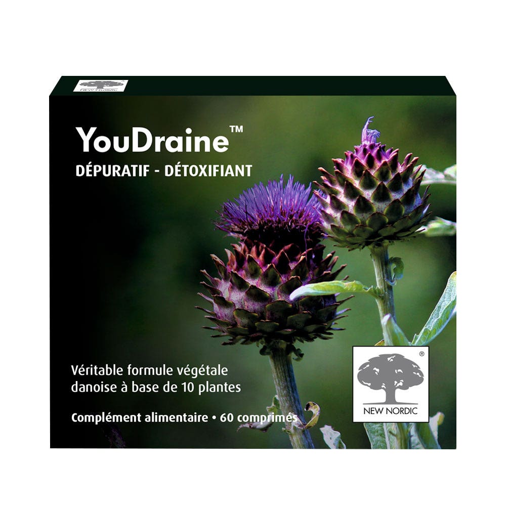 New Nordic Youdraine 60 Detoxifying Depurative Tablets