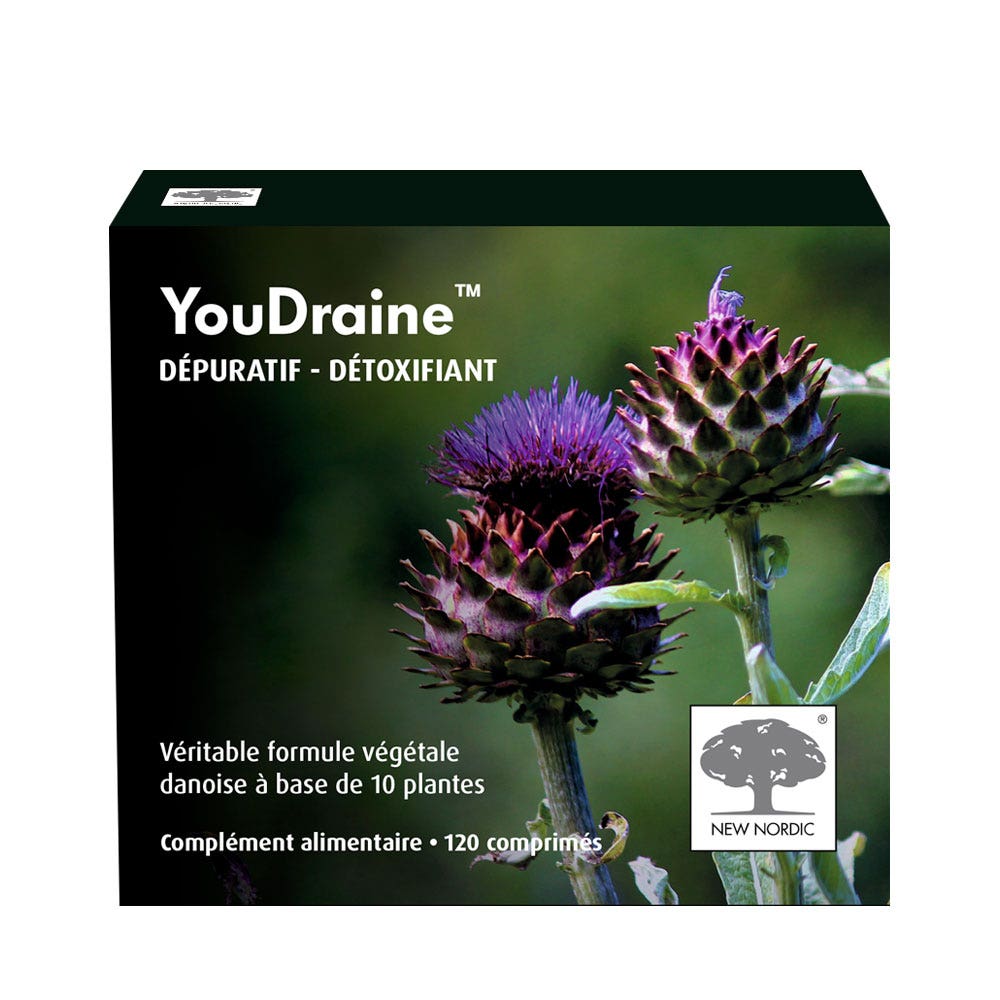 New Nordic Youdraine 120 Detox Depurative Tablets