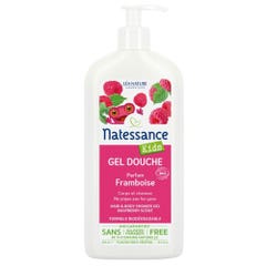 Natessance Kids Organic Raspberry Hair & Body Shower Gel 500ml