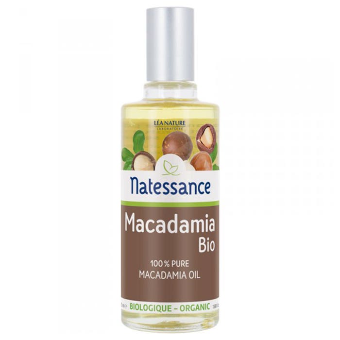 Macadamia Organic Oil 50ml Natessance