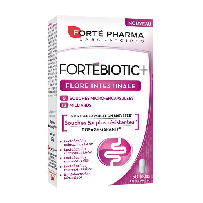 Fortebiotic+ Intestinal Flora 30 capsules Forté Biotic Forté Pharma