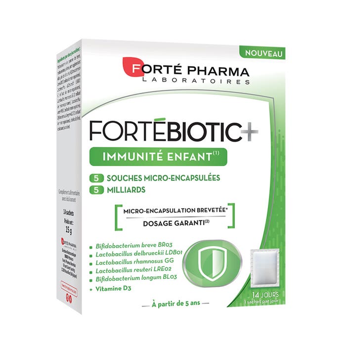 Fortebiotic+ 14 Sachets Immunity for children Forté Pharma