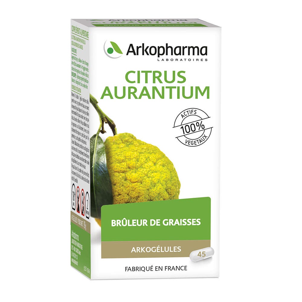Arkopharma Arkocapsules Arkogelules Citrus Aurantium 45 Capsules