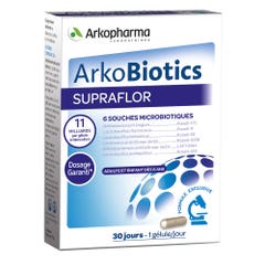 Arkopharma Arkobiotics Supraflor 30 Capsules Lactic Ferments 30 gélules