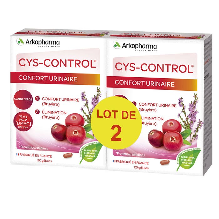 Arkopharma Cys-Control Urinary Comfort 2x20 capsules
